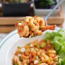 มักกะโรนีกุ้ง