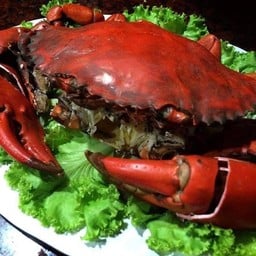 ปูทะเลเผา(ปูเนื้อ)Grilled sea crab(ct)