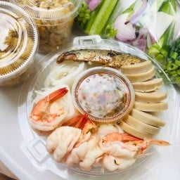 ยำขนมจีน,น้ำพริกกากหมูรสเด็ด ยายอาภิภา   88/126 เดอะทรัสต์