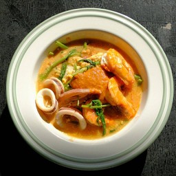 สุกี้น้ำทะเล(กุ้ง+หมึก)