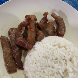 ข้าวหมูแดดเดียว