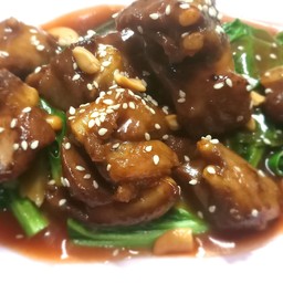 ซี่โครงหมูเหล้าเเดง