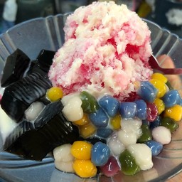 Chao Kway + Red Taro Balls with Coconut Milk
