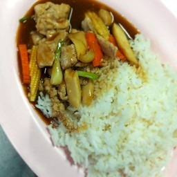 ข้าวน้ำมันหอยหมู-ไก่