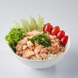 ข้าวผัดแซลมอน