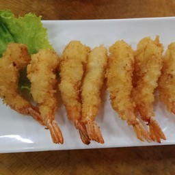 กุ้งชุปแป้งทอด