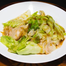 ผักกาดแก้วราดน้ำมันหอย