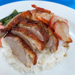 ข้าวหน้าเป็ด + หมูแดง