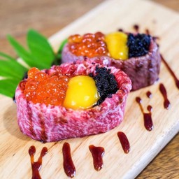 wagyu lava Aburi sushi