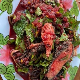 ส้า เนื้อวัวดิบ