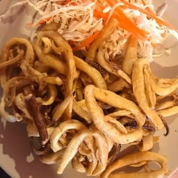 หมึกแดดเดียวทอด M