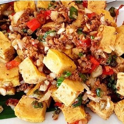 เต้าหู้แผ่นคั่วพริกเกลือ