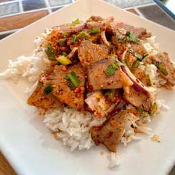 ข้าวราดหมูย่างน้ำตก_dv