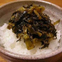 ข้าวหน้าผักดองญี่ปุ่น