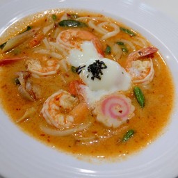 อุด้งต้มยำกุ้ง+ไข่ออนเซ็น