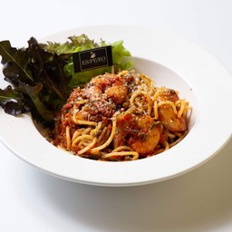 สปาเกตตี้อราเบียตต้ากุ้ง