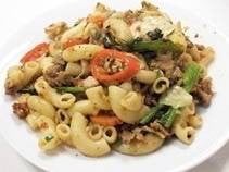 มักกะโรนีขี้เมา หมูสับ