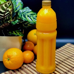 น้ำส้มคั้นสด ขวดใหญ่ 2 ขวด พิเศษ 250 บาท