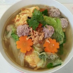 ต้มจืดไข่น้ำหมูสับ
