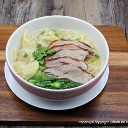 บะหมี่+เกี๊ยวหมู+เป็ดย่าง (L)