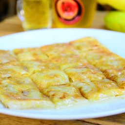 โรตี-กล้วยราดนม