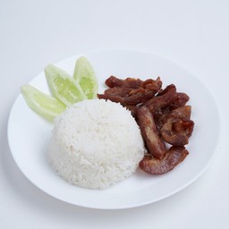 ข้าวหมูแดดเดียว