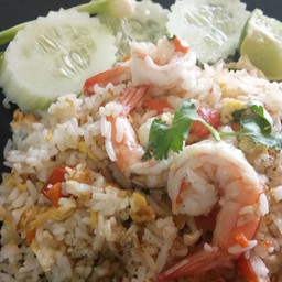 ข้าวผัดกุ้ง (กล่องฟูดเกรด เข้าไมโครเวฟได้)