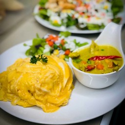 ข้าวไข่ข้นเขียวหวาน