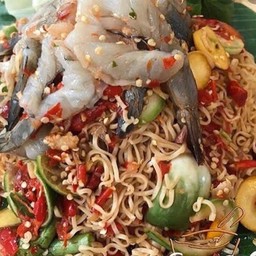 ตำมาม่ากุ้งสด