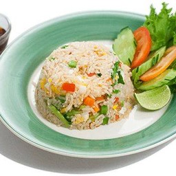 ข้าวผัดมังสวิรัติ