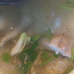 ข้าวต้มปลากระพง