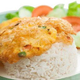 ข้าวไข่เจียวมังสวิรัติ