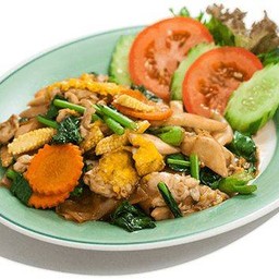 ผัดซีอิ๊วมังสวิรัติ