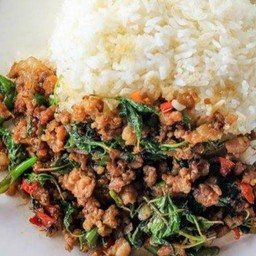 ข้าวราดกระเพราหมู