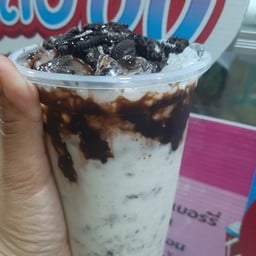 นมสดดับเบิ้ลโอริโอ้ลาวาเย็น