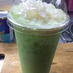 เเคนตาลูปนมสดเย็น