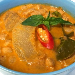 แกงเผ็ดฟัก มังสวิรัติ