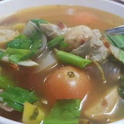 ต้มแซ่บกระดูกอ่อน (ถ้วย)