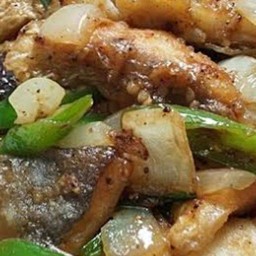 ข้าวปลาพริกไทยดำ