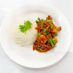 D ข้าวราดพริกแกง ทะเล