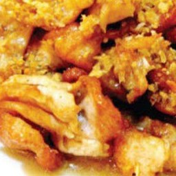 ข้าวไก่กระเทียม