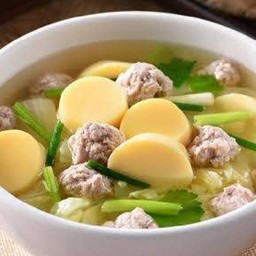 แกงจืดเต้าหู้หมูสับ