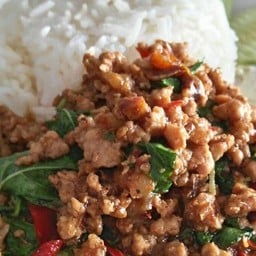 ข้าวกระเพราหมู