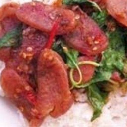 ข้าวกะเพรากุนเชียง