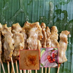 หมูสะเต๊ะ 10 ไม้