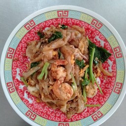 ผัดซีอิ๊ว กุ้ง