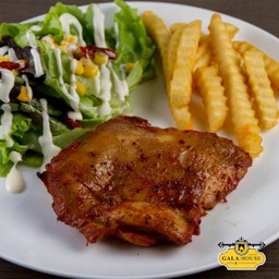 DL สเต็กไก่สไปซี่