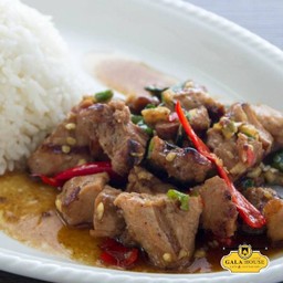 DL ข้าวกะเพราสเต็กหมู