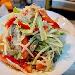 ส้มตำกุ้งสด