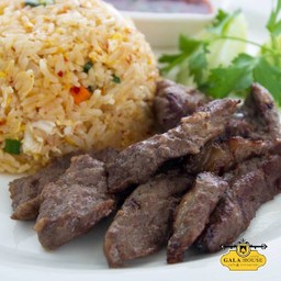 DL ข้าวผัดเนื้อย่างน้ำจิ้มแจ่ว